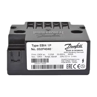 Danfoss 052F4240 EBI4 1P ignition transformer