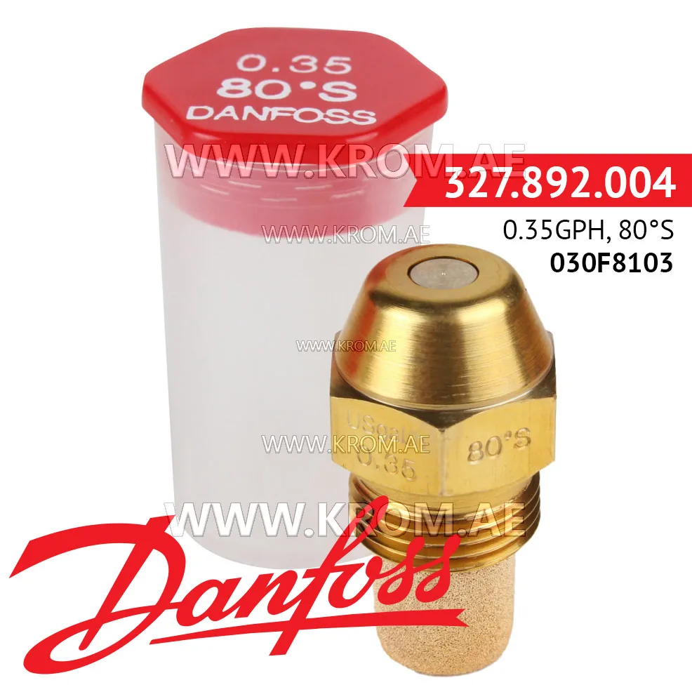 Danfoss 030F8103 0.35GPH, 80S oil nozzle