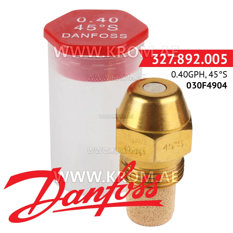 Danfoss 030F4904 0.40GPH, 45S oil nozzle