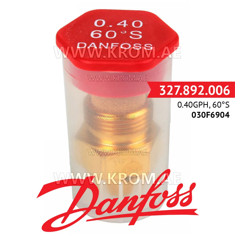 Danfoss 030F6904 0.40GPH, 60S oil nozzle