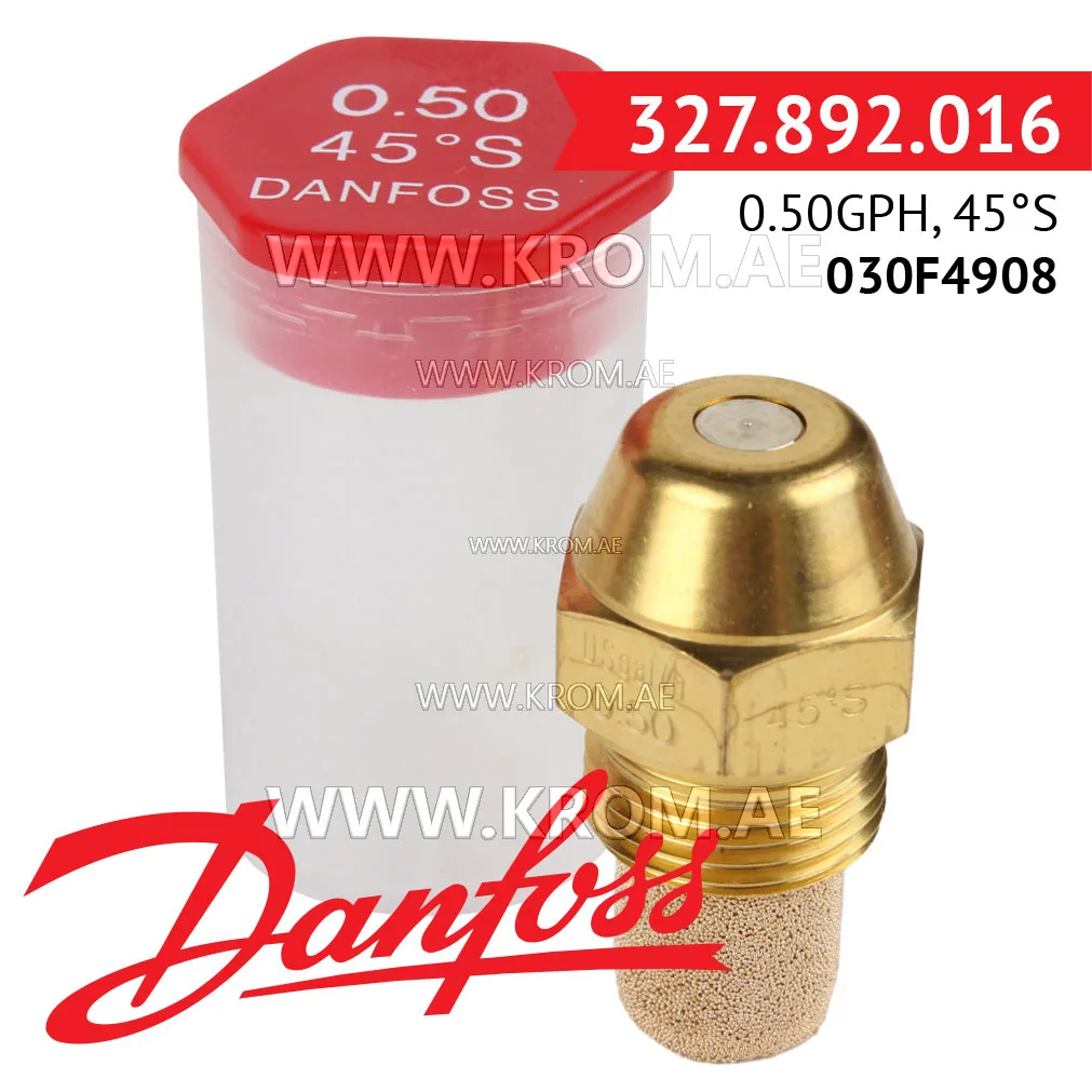 Danfoss 030F4908 0.50GPH, 45S oil nozzle