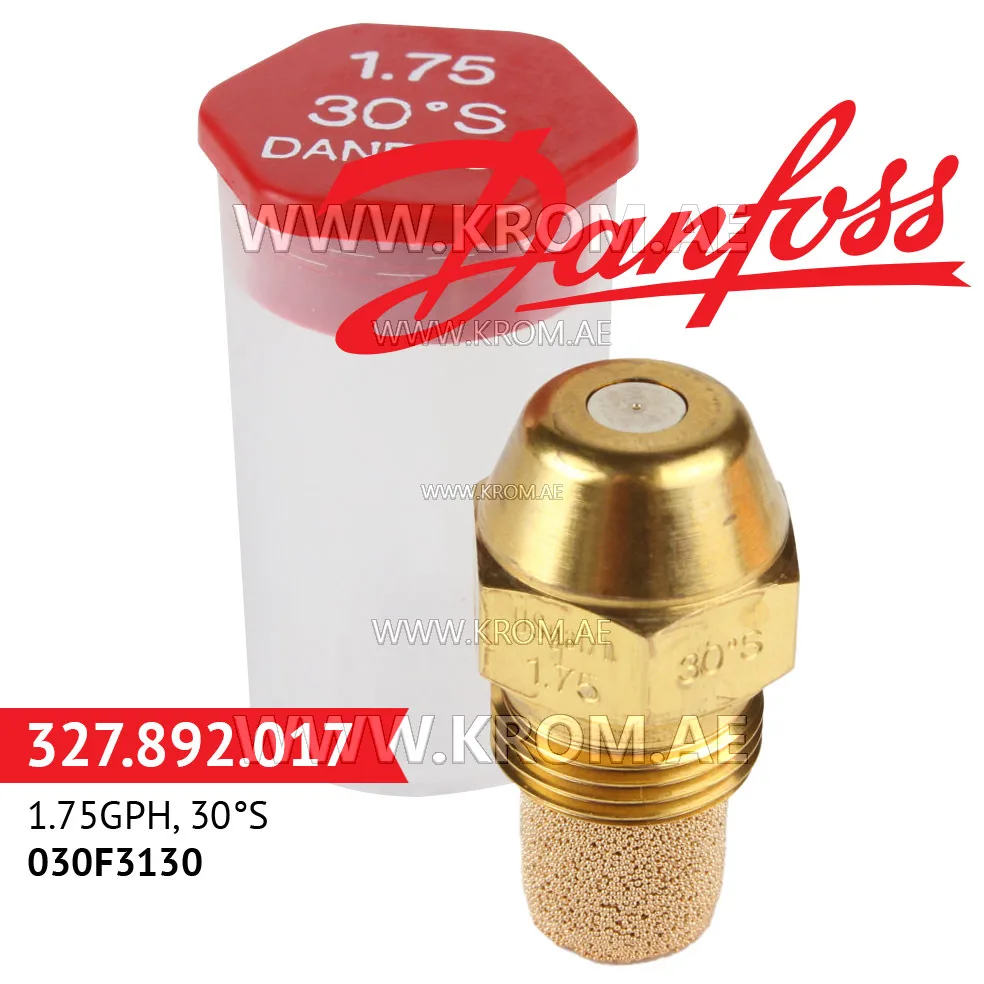 Danfoss 030F3130 1.75GPH, 30S oil nozzle