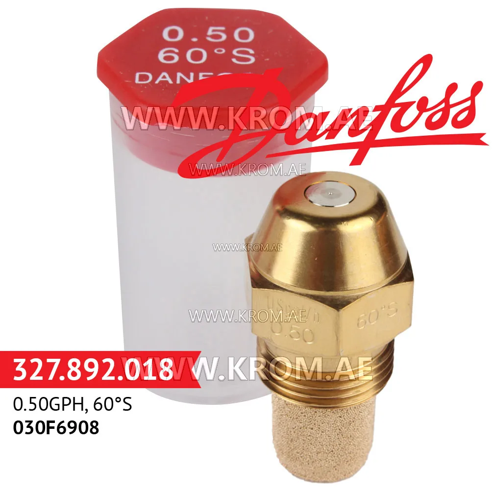 Danfoss 030F6908 0.50GPH, 60S oil nozzle