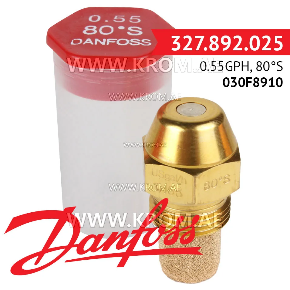 Danfoss 030F8910 0.55GPH, 80S oil nozzle
