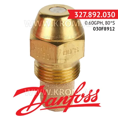 Danfoss 030F8912 0.60GPH, 80S oil nozzle