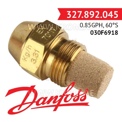 Danfoss 030F6918 0.85GPH, 60S oil nozzle