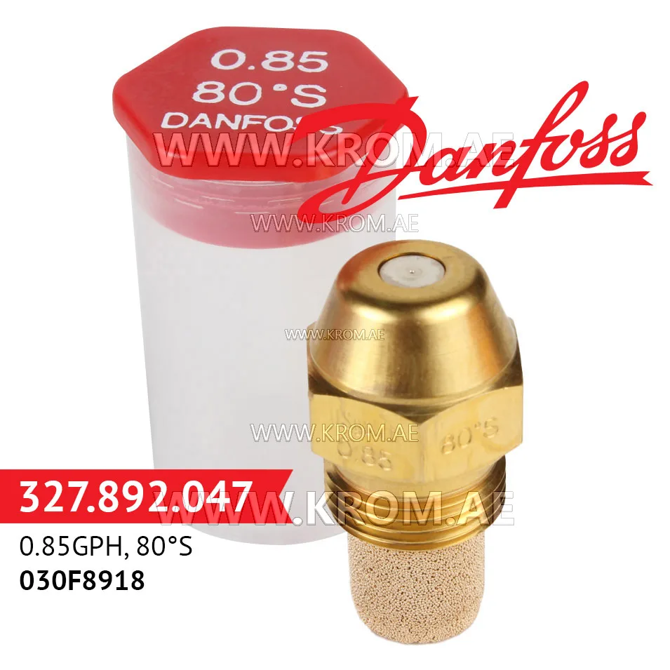 Danfoss 030F8918 0.85GPH, 80S oil nozzle