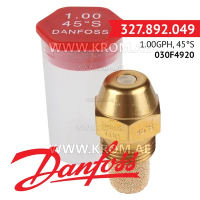 Danfoss 030F4920 1.00GPH, 45S oil nozzle