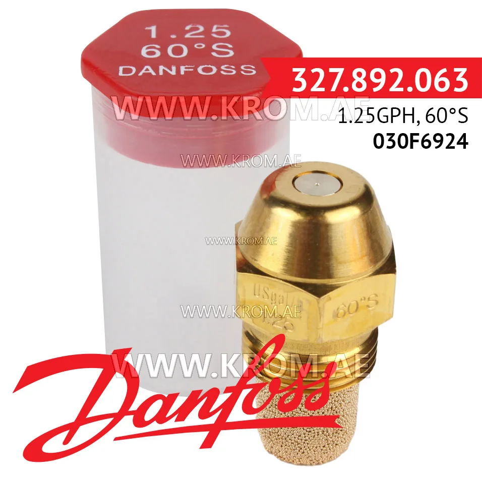 Danfoss 030F6924 1.25GPH, 60S oil nozzle