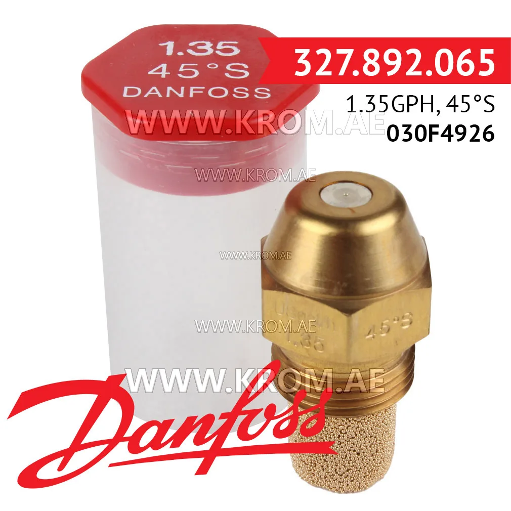 Danfoss 030F4926 1.35GPH, 45S oil nozzle