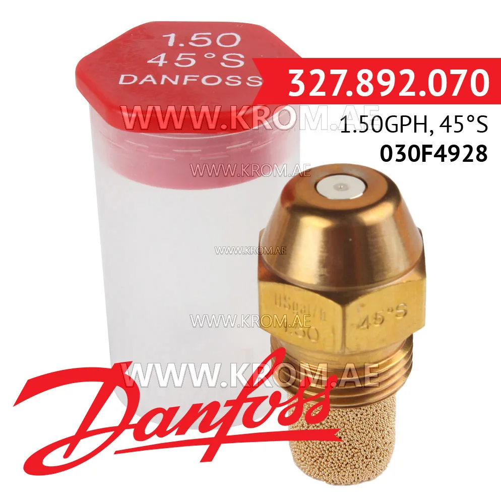 Danfoss 030F4928 1.50GPH, 45S oil nozzle