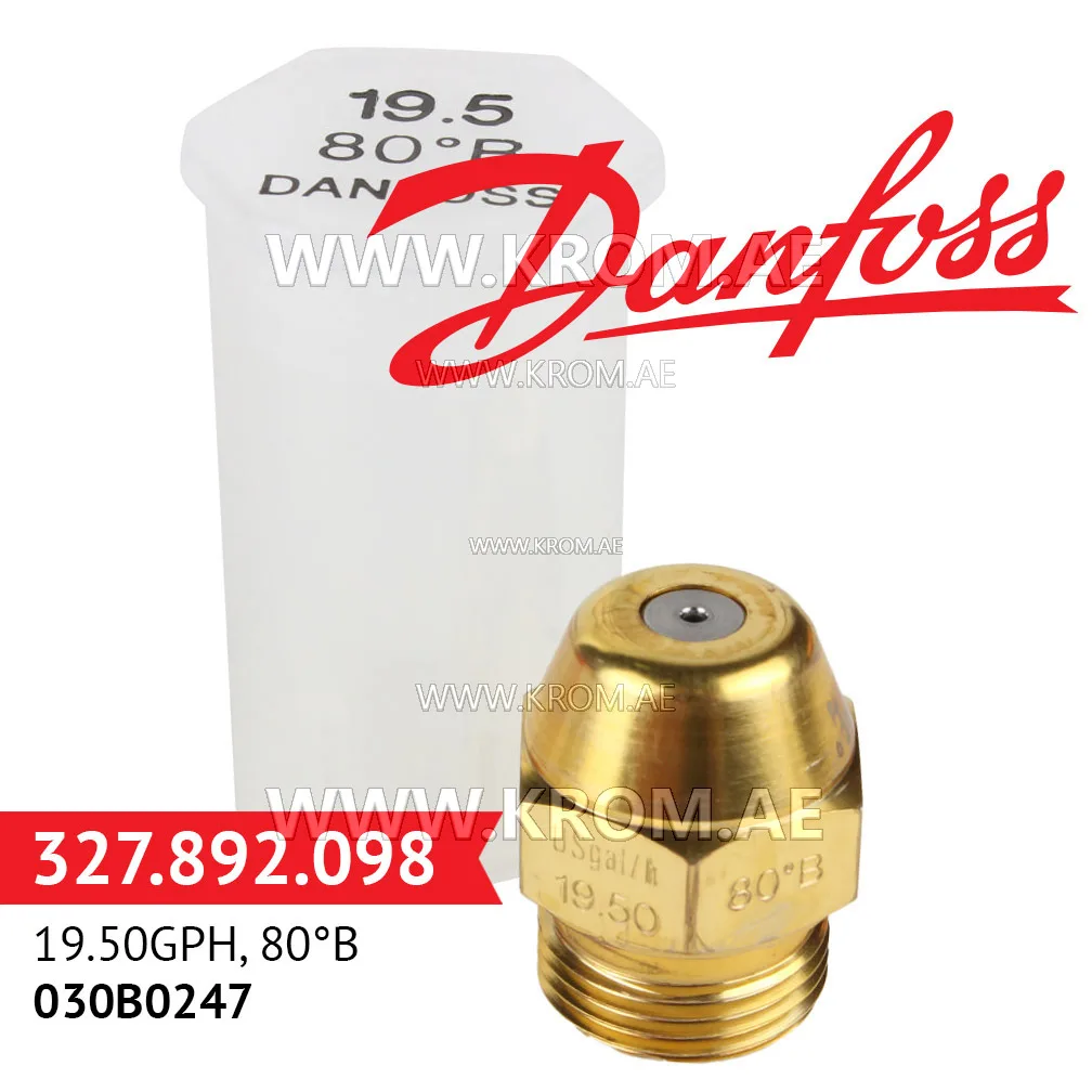Danfoss 030B0247 19.50GPH, 80B oil nozzle