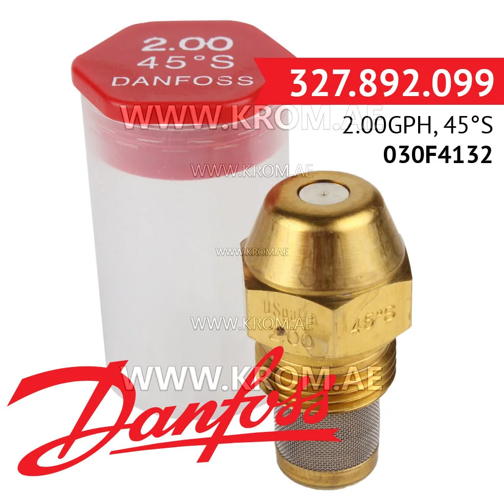 Danfoss 030F4132 2.00GPH, 45S oil nozzle