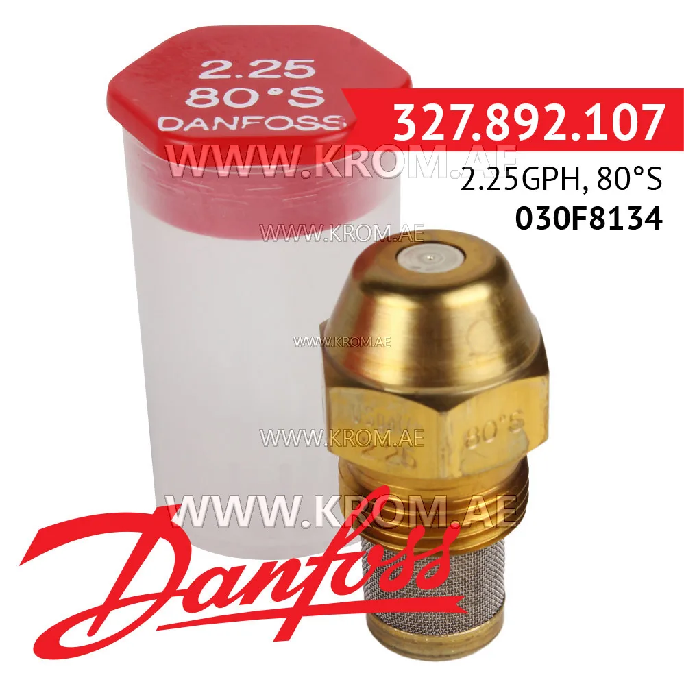 Danfoss 030F8134 2.25GPH, 80S oil nozzle