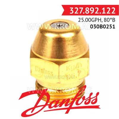 Danfoss 030B0251 25.00GPH, 80B oil nozzle