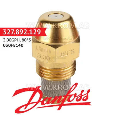 Danfoss 030F8140 3.00GPH, 80S oil nozzle