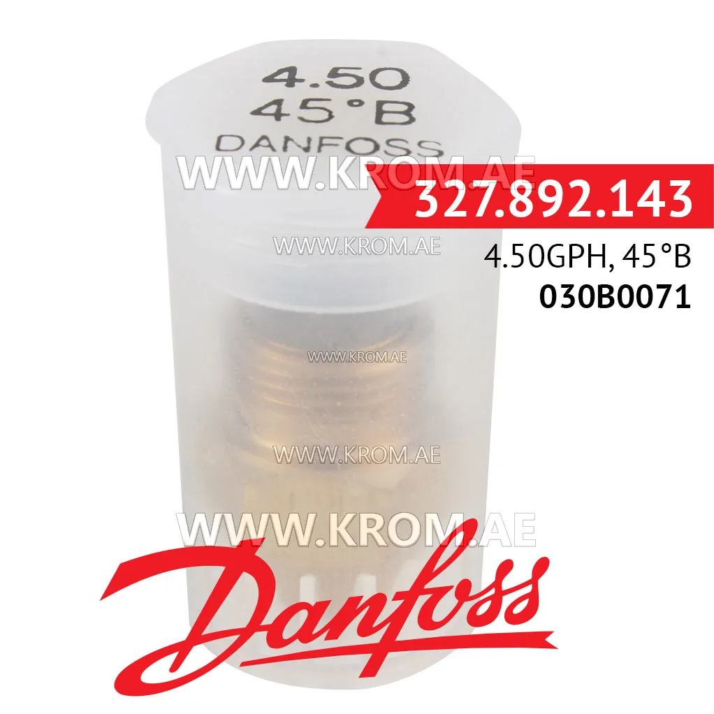 Danfoss 030B0071 4.50GPH, 45B oil nozzle