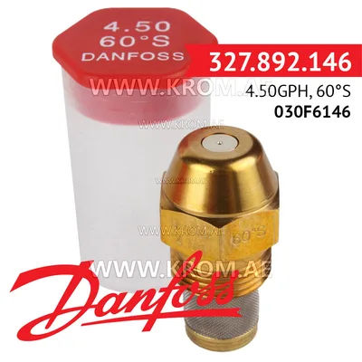 Danfoss 030F6146 4.50GPH, 60S oil nozzle