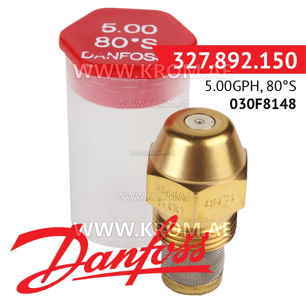 Danfoss 030F8148 5.00GPH, 80S oil nozzle