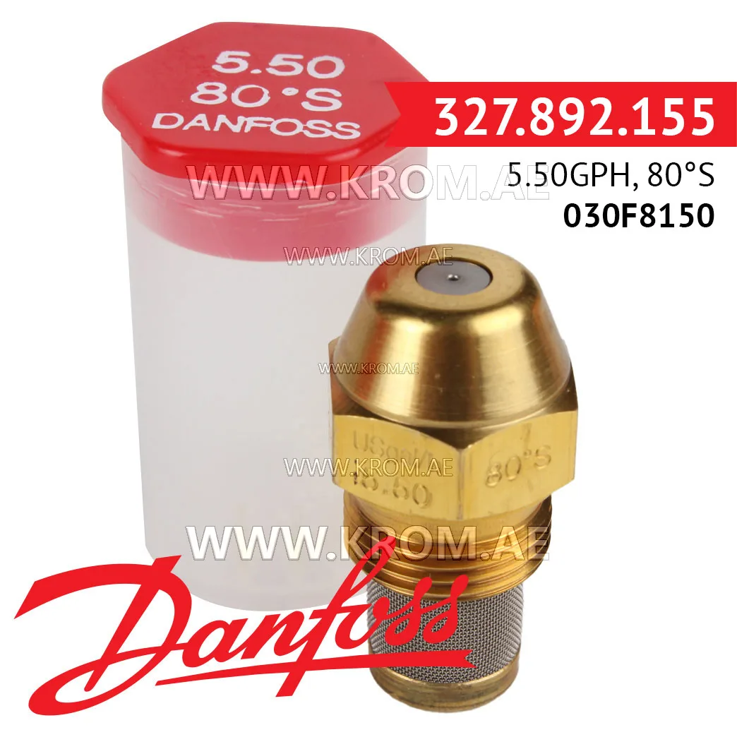 Danfoss 030F8150 5.50GPH, 80S oil nozzle
