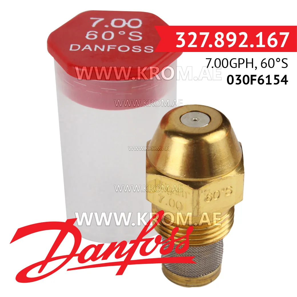 Danfoss 030F6154 7.00GPH, 60S oil nozzle