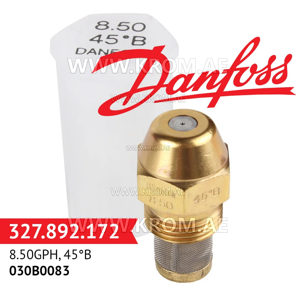 Danfoss 030B0083 8.50GPH, 45B oil nozzle