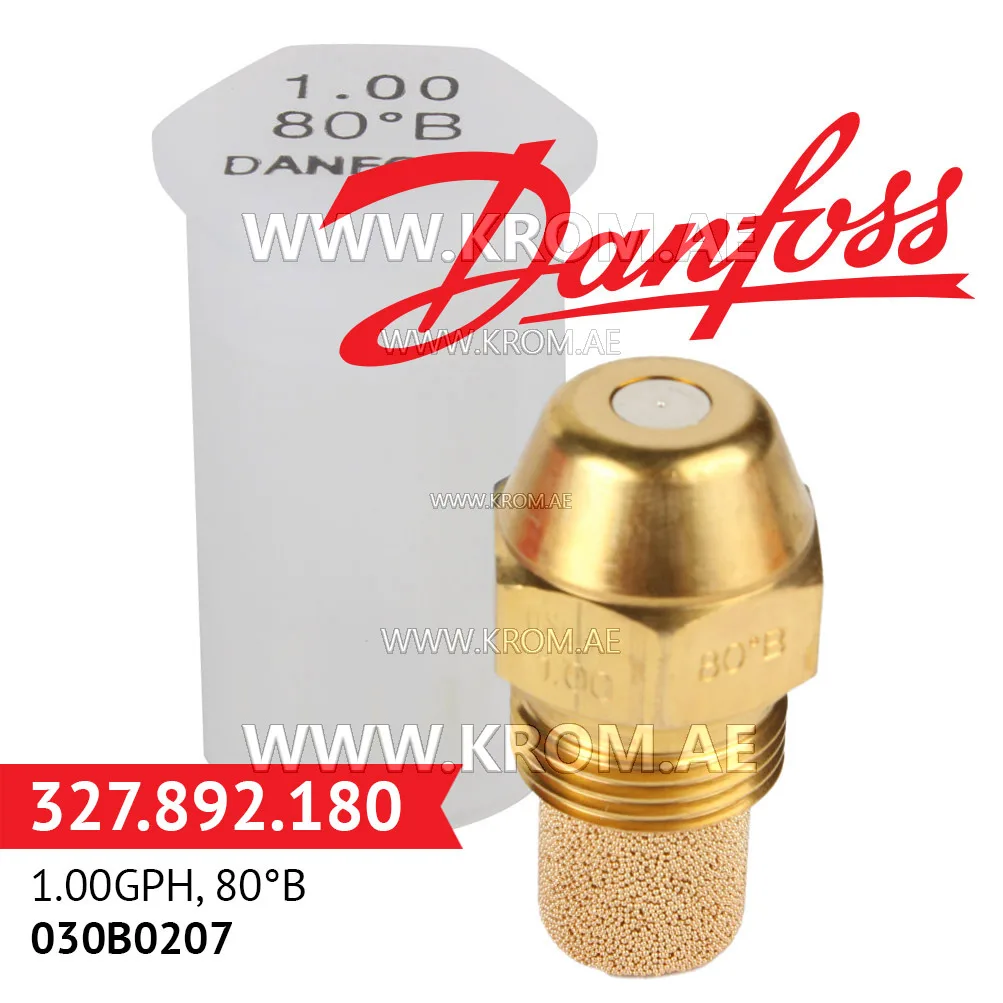 Danfoss 030B0207 1.00GPH, 80B oil nozzle