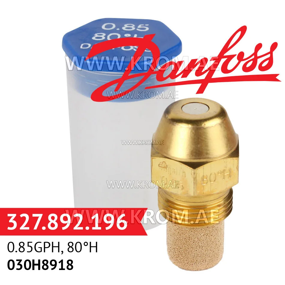Danfoss 030H8918 0.85GPH, 80H oil nozzle