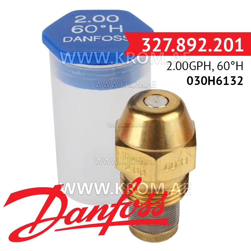 Danfoss 030H6132 2.00GPH, 60H oil nozzle