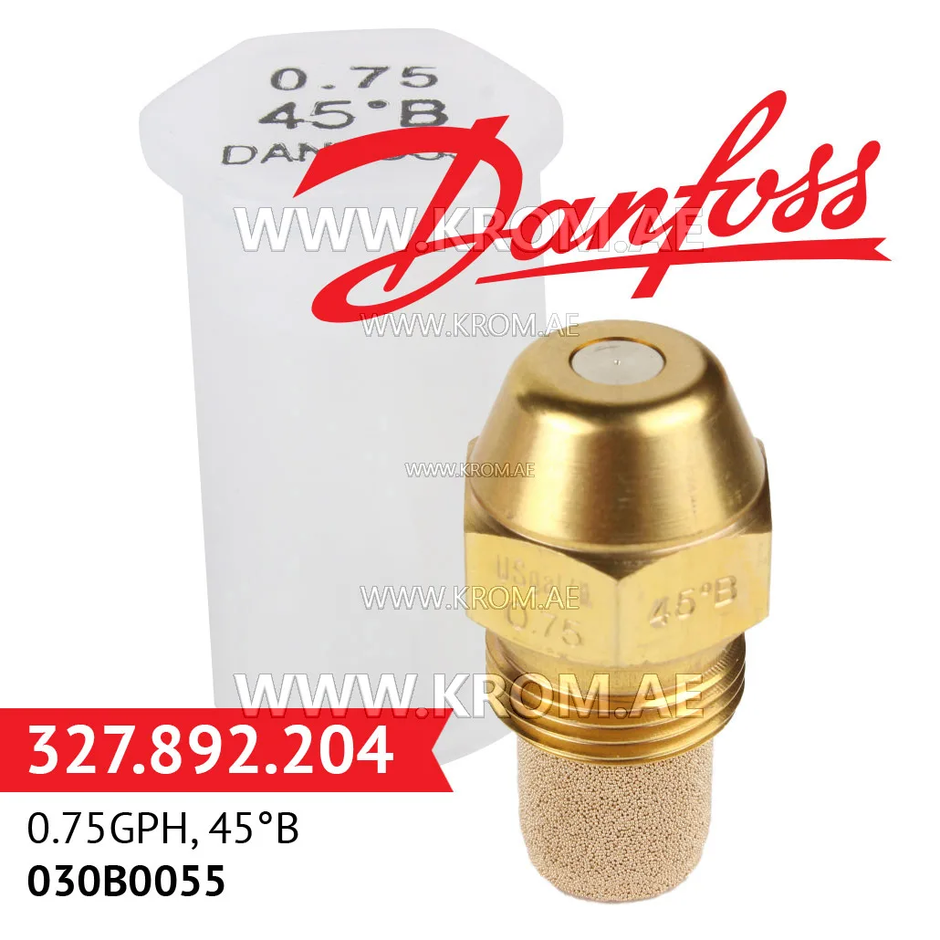 Danfoss 030B0055 0.75GPH, 45B oil nozzle