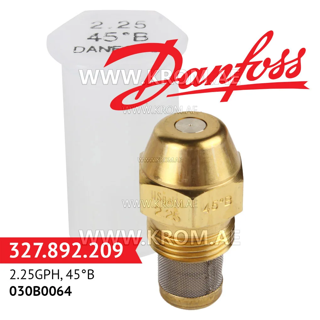 Danfoss 030B0064 2.25GPH, 45B oil nozzle