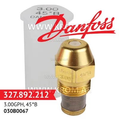 Danfoss 030B0067 3.00GPH, 45B oil nozzle