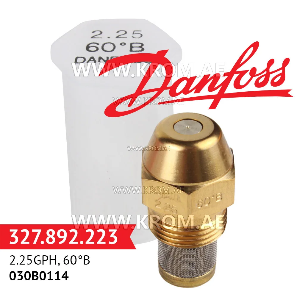 Danfoss 030B0114 2.25GPH, 60B oil nozzle