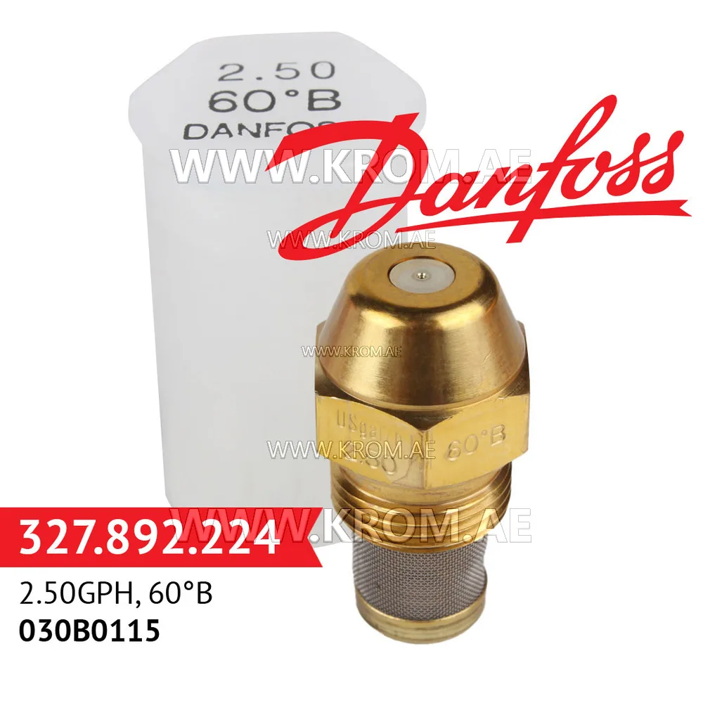 Danfoss 030B0115 2.50GPH, 60B oil nozzle