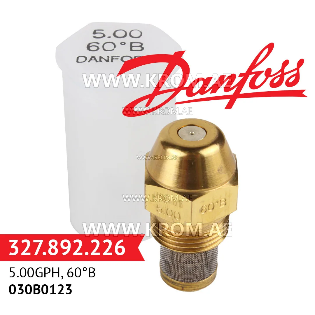 Danfoss 030B0123 5.00GPH, 60B oil nozzle