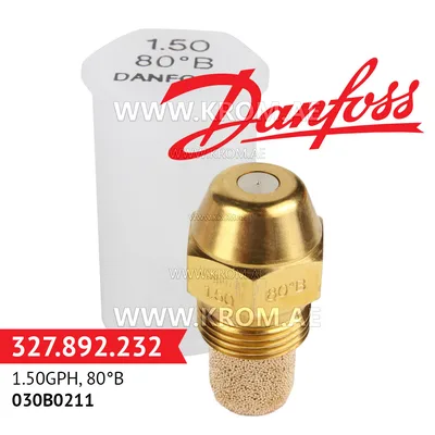 Danfoss 030B0211 1.50GPH, 80B oil nozzle