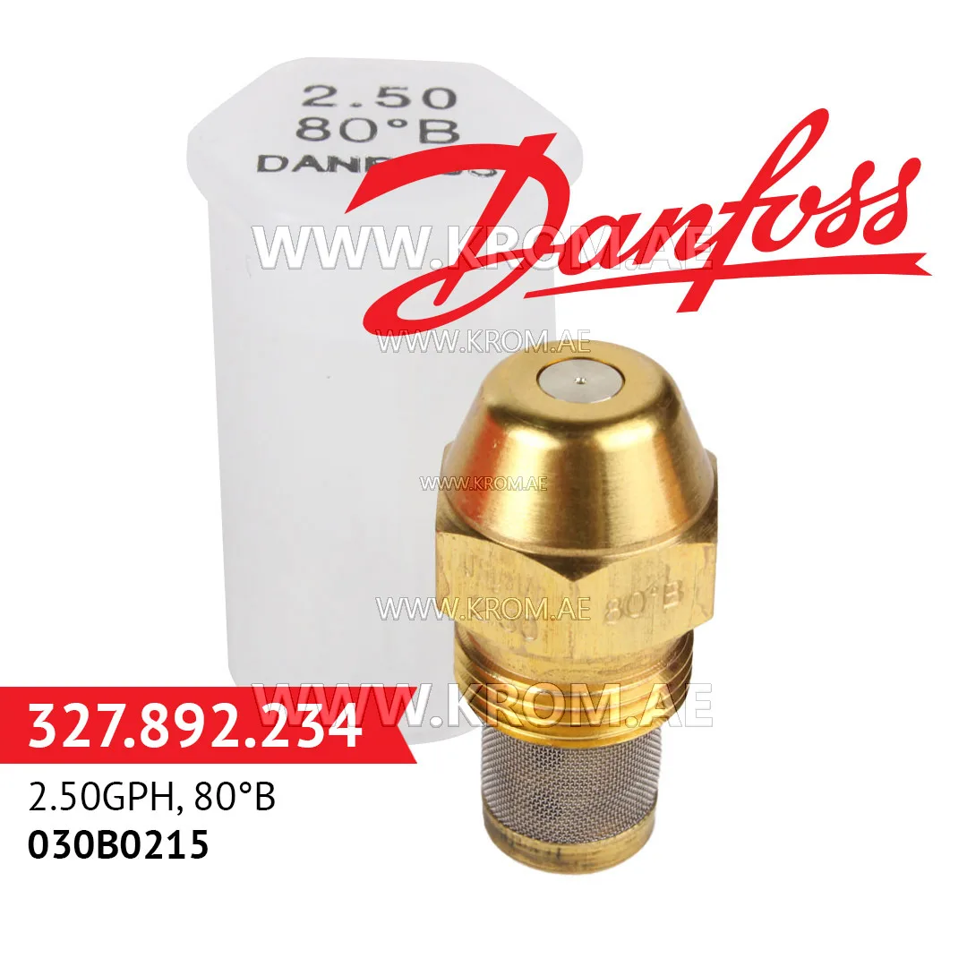 Danfoss 030B0215 2.50GPH, 80B oil nozzle