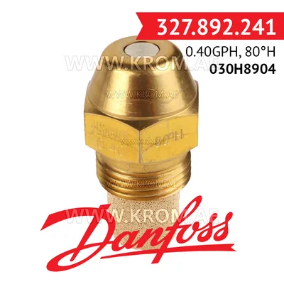 Danfoss 030H8904 0.40GPH, 80H oil nozzle