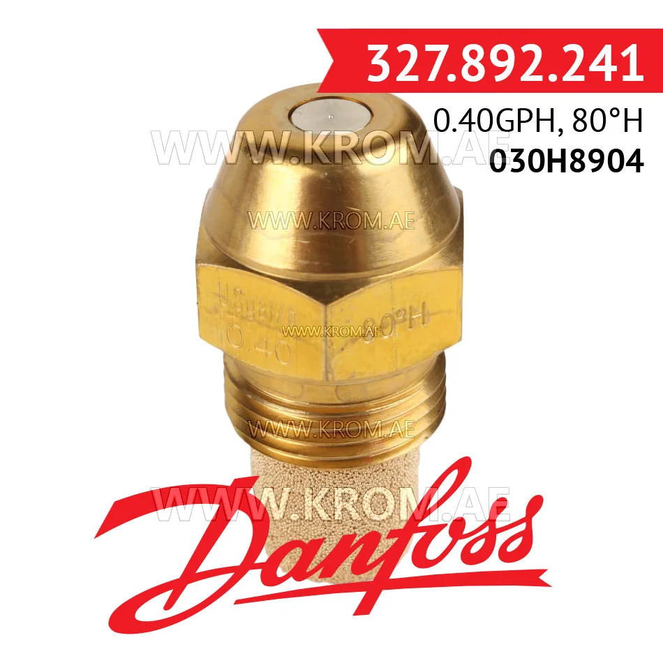 Danfoss 030H8904 0.40GPH, 80H oil nozzle
