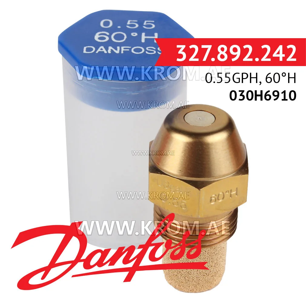 Danfoss 030H6910 0.55GPH, 60H oil nozzle