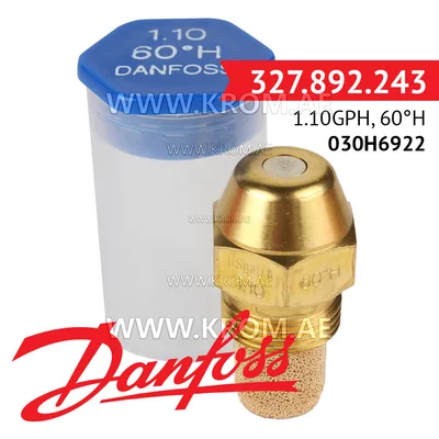Danfoss 030H6922 1.10GPH, 60H oil nozzle