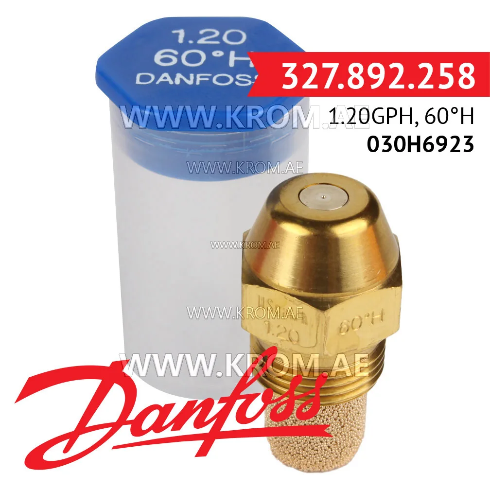 Danfoss 030H6923 1.20GPH, 60H oil nozzle