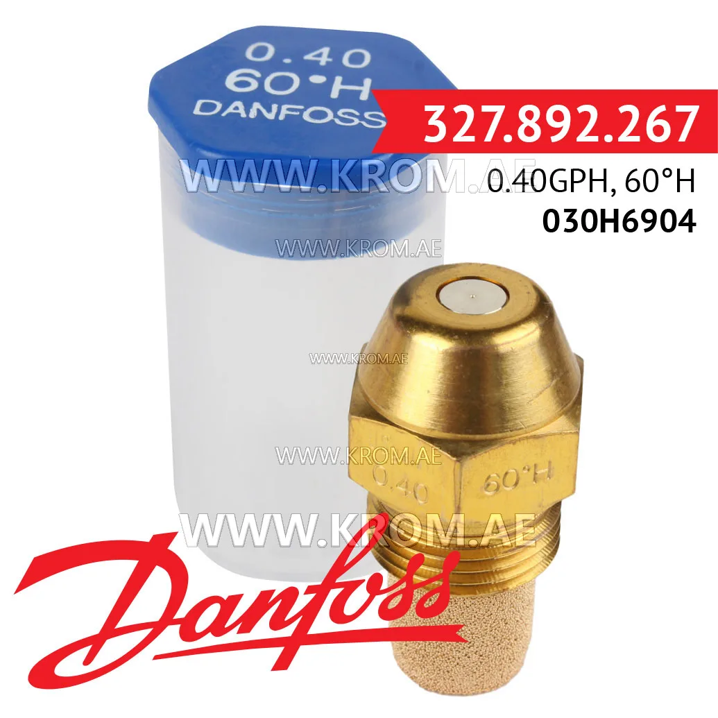 Danfoss 030H6904 0.40GPH, 60H oil nozzle