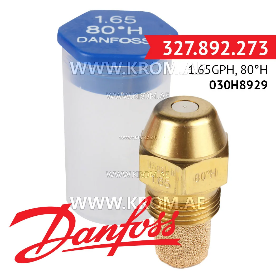 Danfoss 030H8929 1.65GPH, 80H oil nozzle