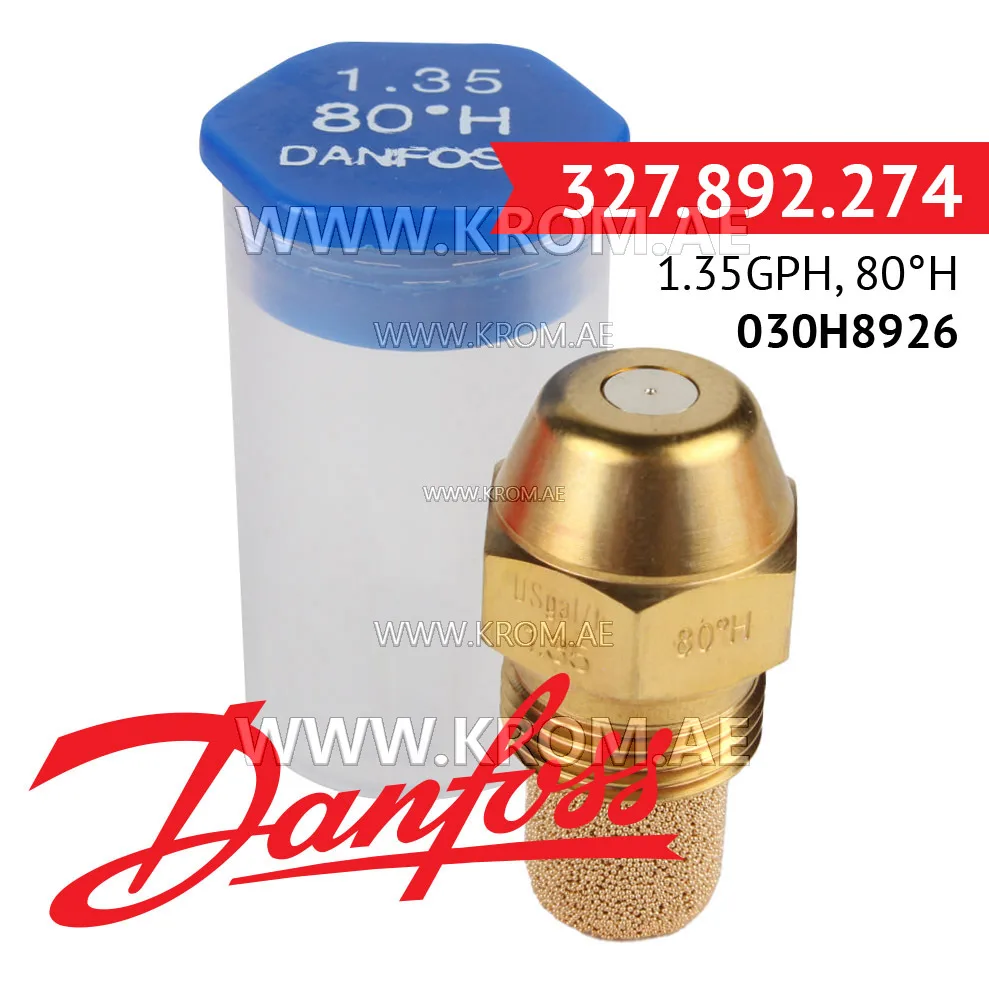 Danfoss 030H8926 1.35GPH, 80H oil nozzle