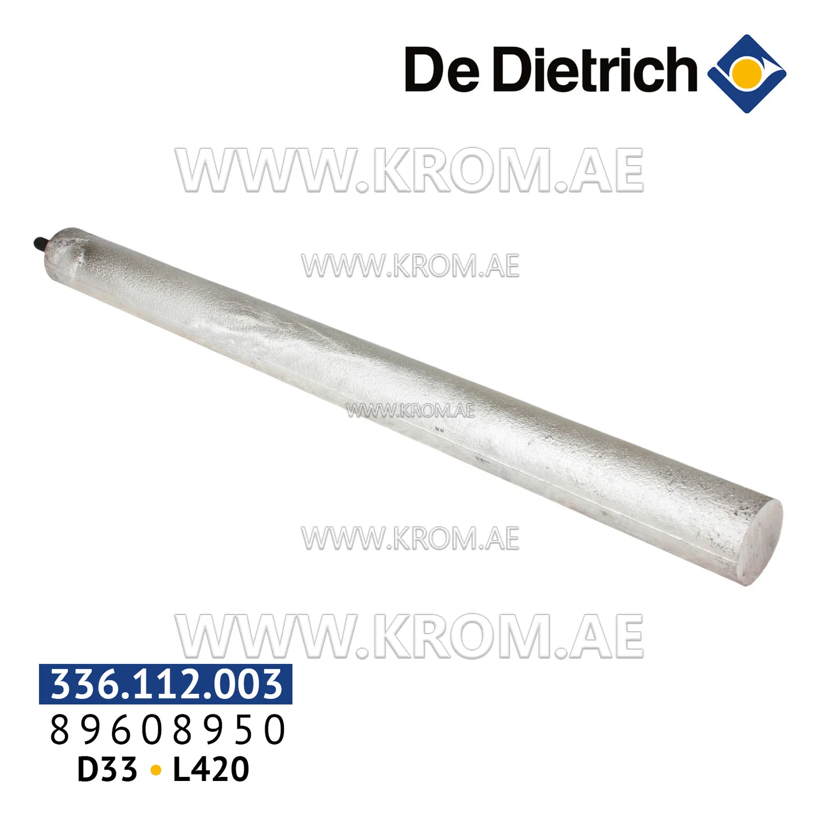 De Dietrich 89608950 anode D33 mm, L420 mm