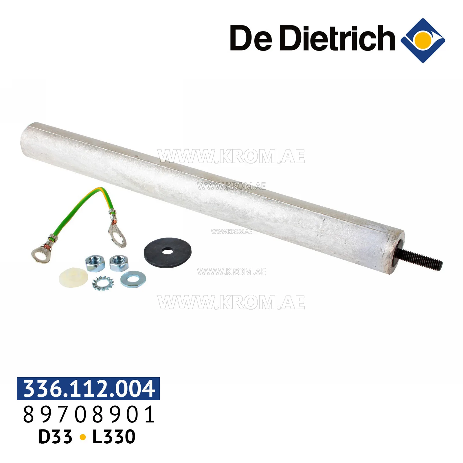 De Dietrich 89708901 anode D33 mm, L330 mm