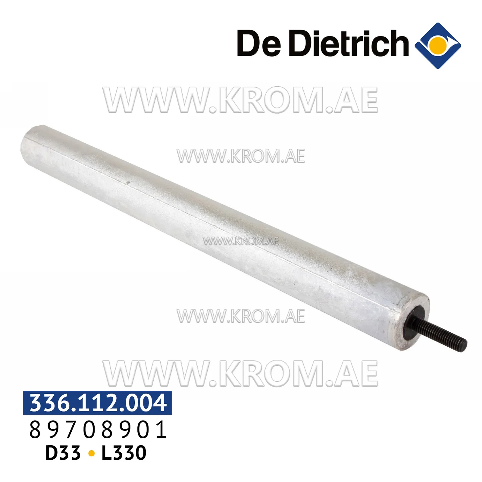 De Dietrich 89708901 anode D33 mm, L330 mm