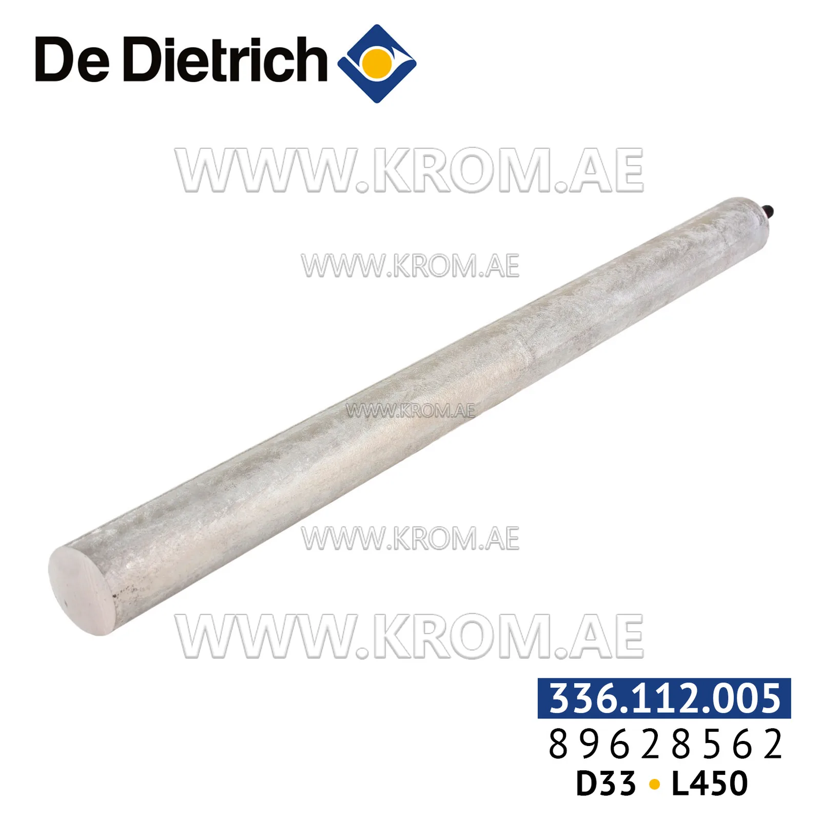 De Dietrich 89628562 anode D33 mm, L450 mm