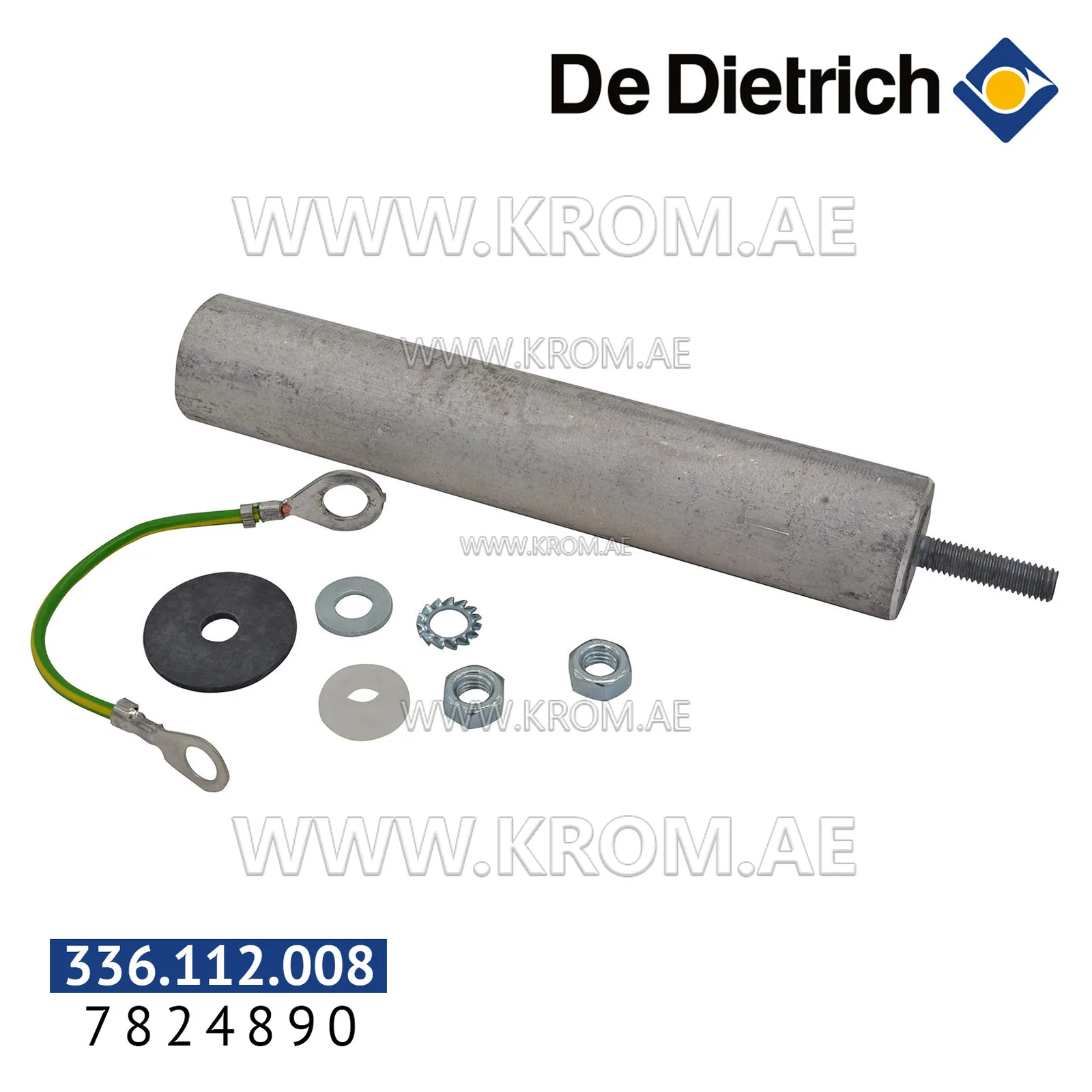 De Dietrich 7824890 anode D33 mm, L180 mm